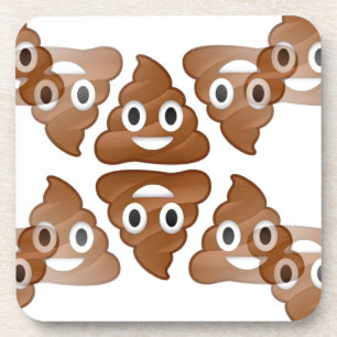 Dessous-de-verre poop emojis