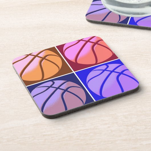 Dessous-de-verre Pop Art Basket (Côté gauche)