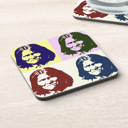 Dessous-de-verre Pop Art Geronimo (Côté gauche)