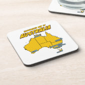 Dessous-de-verre Pop Art Illustré Australie (Côté gauche)