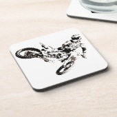 Dessous-de-verre Pop Art Motocross Motorcyle Sport (Côté gauche)