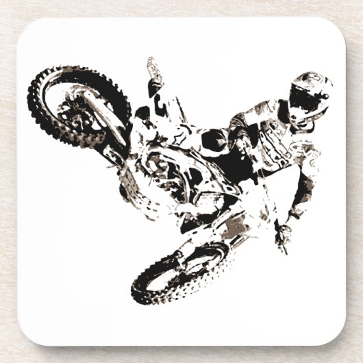 Dessous-de-verre Pop Art Motocross Motorcyle Sport (Devant)