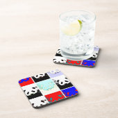 Dessous-de-verre Pop Art Panda (Côté Droit)
