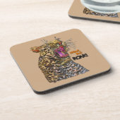 Dessous-de-verre Pop Art tacheté Leopard (Côté gauche)