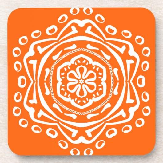 Dessous-de-verre Poppy Mandala (Devant)