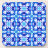 Dessous-de-verre Popular captivating pattern in blue and violet (Devant)