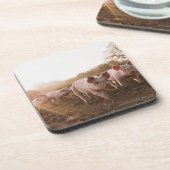 Dessous-de-verre Porcelets dans la basse-cour (Côté gauche)