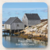 Dessous-de-verre Port de Peggy, Nouvelle-Écosse, Canada (Devant)