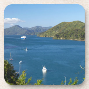 Dessous-de-verre Port de Picton, Marlborough Sounds, Sud