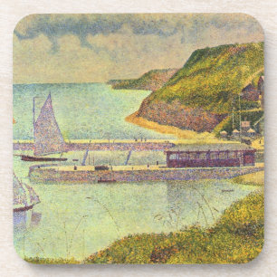 Dessous-de-verre Port-en-Bessin, marée haute par Georges Seurat