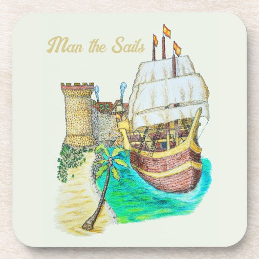 Dessous-de-verre Port Galion (Devant)