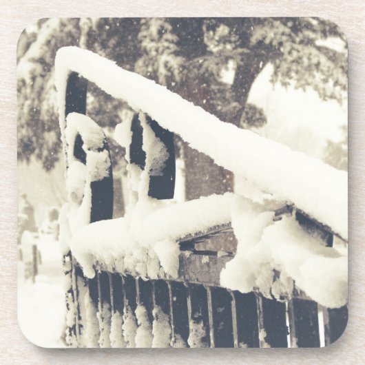 Dessous-de-verre Porte de cime d'hiver (Devant)