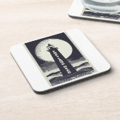 Dessous-de-verre Portland Head Maine Lighthouse Moon (Côté gauche)