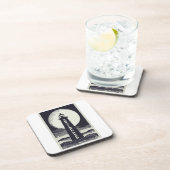 Dessous-de-verre Portland Head Maine Lighthouse Moon (Côté Droit)