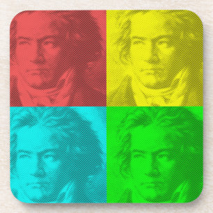 Dessous-de-verre Portrait Beethoven En Carré