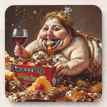 Portrait coloré "Queen of Gluttonous Decay"
