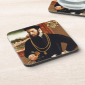 Dessous-de-verre Portrait d'Anton Rummel von Liechtenan (Côté gauche)