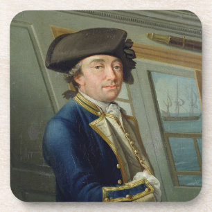 Dessous-de-verre Portrait de capitaine William Locker (1731-1800)