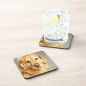 Dessous-de-verre Portrait de Golden Retriever (Côté Droit)