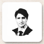 Dessous-de-verre Portrait de Justin Trudeau (Devant)