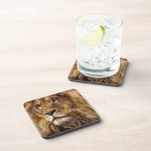 Dessous-de-verre Portrait de Lion (Côté Droit)