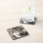 Dessous-de-verre Portrait de loup (Côté Droit)