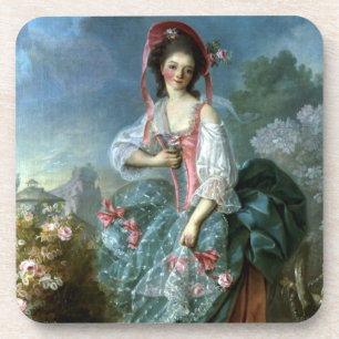 Dessous-de-verre Portrait de Mademoiselle Guimard comme