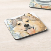 Dessous-de-verre Portrait de Malamute d'Alaska (Côté gauche)