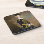 Dessous-de-verre Portrait de Nancy Fortesque portant un ri (Côté gauche)