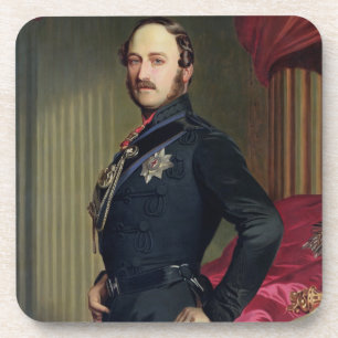 Dessous-de-verre Portrait de prince Albert (1819-61) 1859 (huile