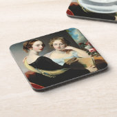 Dessous-de-verre Portrait des soeurs de McEuen, après 1823 (Côté gauche)