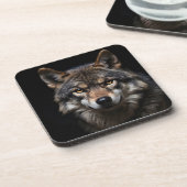 Dessous-de-verre Portrait du loup (Côté gauche)