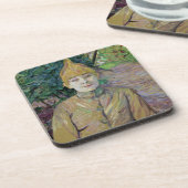 Dessous-de-verre Portrait d'une femme, probablement la danseuse (Côté gauche)