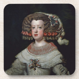 Dessous-de-verre Portrait fut de Maria Teresa d'Infanta des