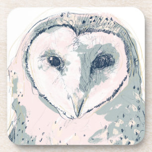 Dessous-de-verre Portrait génial de hibou