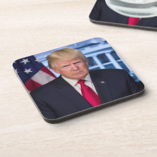 Dessous-de-verre Portrait officiel de Donald Trump