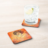 Dessous-de-verre Portrait rouillé (Côté Droit)