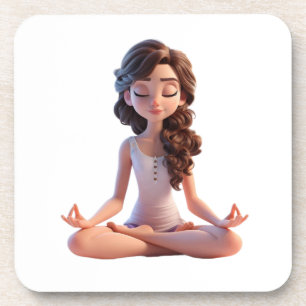 Dessous-de-verre Pose de yoga
