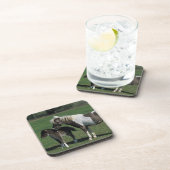 Dessous-de-verre Position miniature de jument et de poulain (Côté Droit)