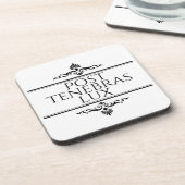 Dessous-de-verre Post Tenebras Lux (Côté gauche)