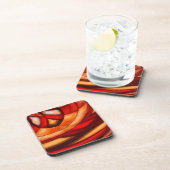 Dessous-de-verre Poster Abstrait Fractal Circles Imprimer (Côté Droit)