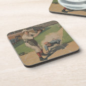 Dessous-de-verre Poster de baseball Boisson Coaster (Côté gauche)