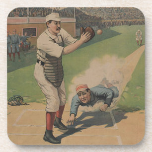 Dessous-de-verre Poster de baseball Boisson Coaster