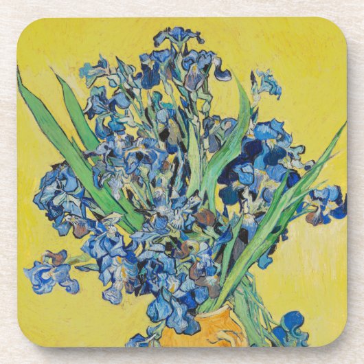 Dessous-de-verre Poster d'Irises Vincent van Gogh (Devant)