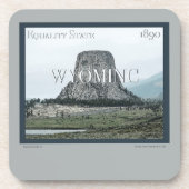 Dessous-de-verre Poster du Wyoming (Devant)