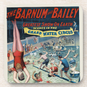Dessous-de-verre Poster vintage Barnum & Bailey Circus