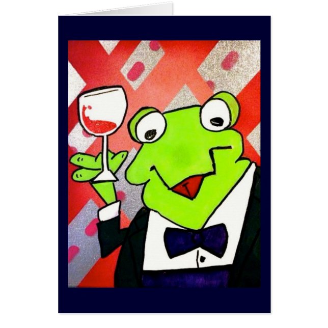 Dessous de verre potables de grenouille (Devant)