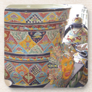 Dessous-de-verre Poterie de style Talavera mexicain