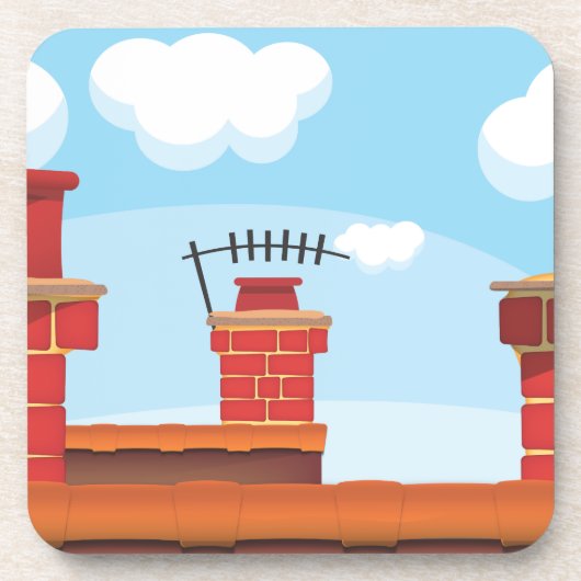 Dessous-de-verre Pots Chimney (Devant)