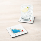 Dessous-de-verre Poulets mignons aquarelle (Côté Droit)